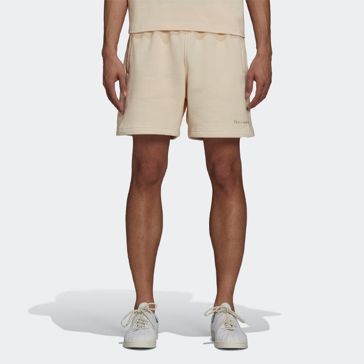 Adidas Originals Clover Outdoor Sports Casual Breathable Shorts Men Bottoms Beige HB8822