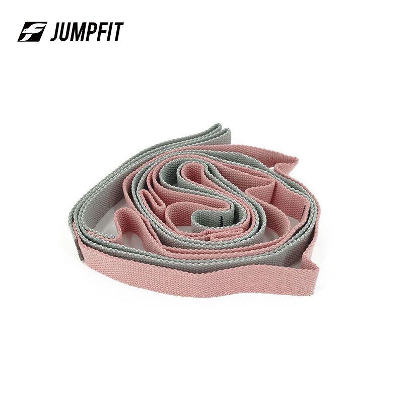 

Pilates Thickened Training Belt Pilates Bodhi High Elastic Suspension Indoor Yoga Hanging Rope Abdominal Exercising Band Pink(Powder + ash)