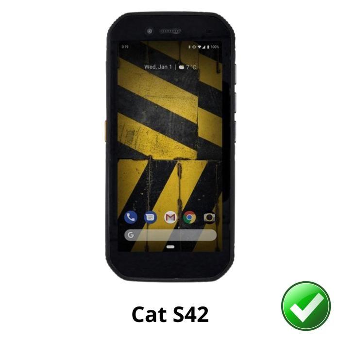 Displayschutzfolie - Phonillico - Cat S42 - 2er-Pack - Ultradünn - Kratzfest