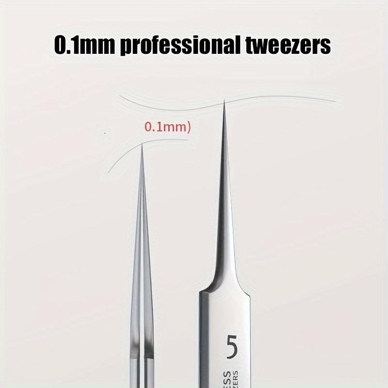 1PC Extra Fine No. 5 Cellular Acne Blackhead Tweezers - Facial Beauty Remove Acne Needle Tools for Skin Care