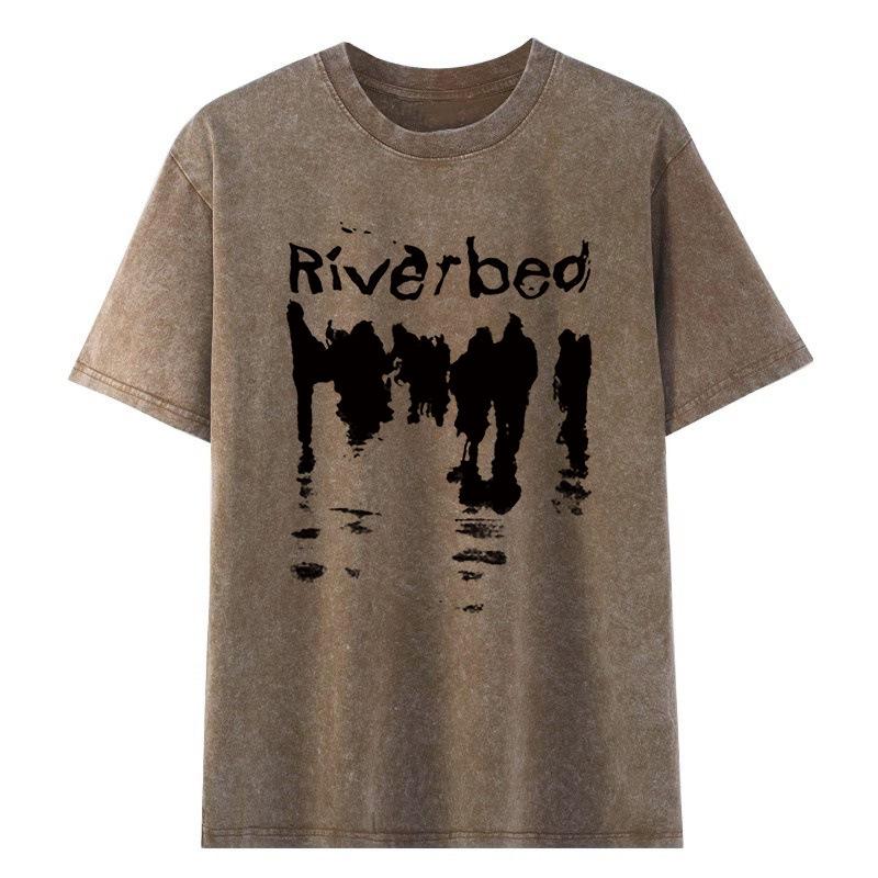 

American Retro Trendy Women s Plus Size Washed Distressed Half Sleeve T-shirt - Summer 2026 Extra Large кавовий