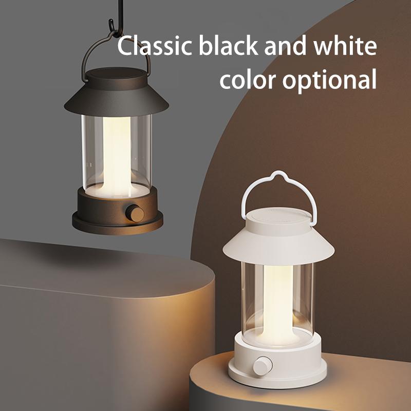 2024 New Portable Outdoor Camping Light 10000mAh Large Capacity Battery Stepless Dimming Power Bank Function Tent Ceiling Light