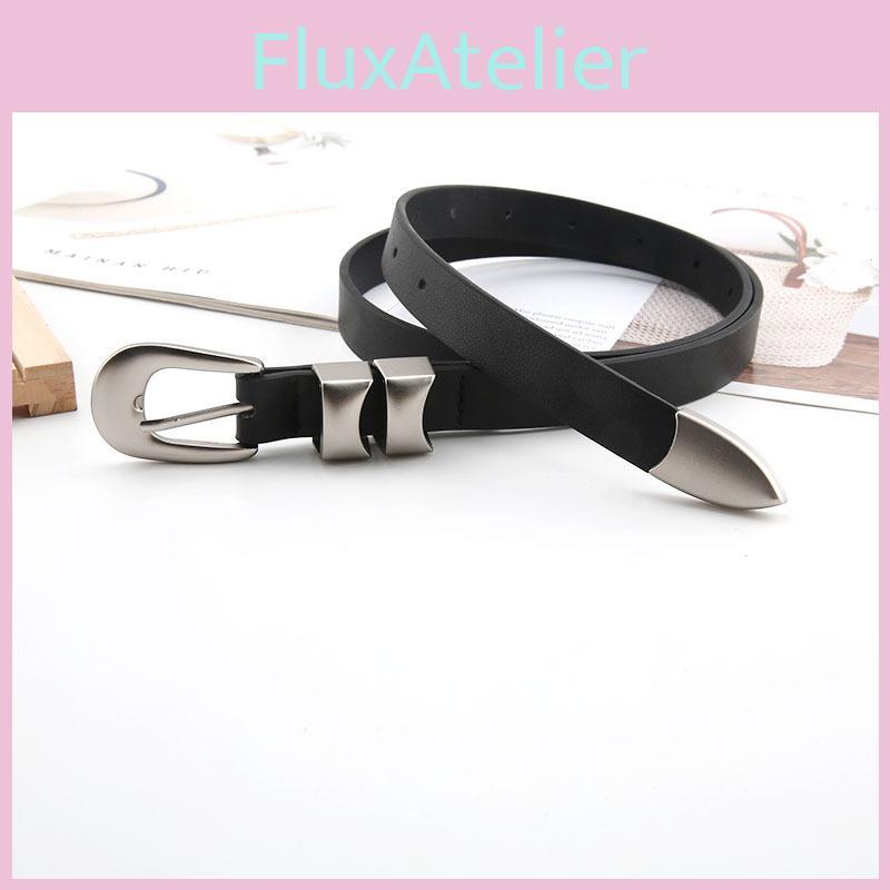 Pu Style Simple Leather Womens Waist Belt Metal Pin Buckle Accessories Clothing