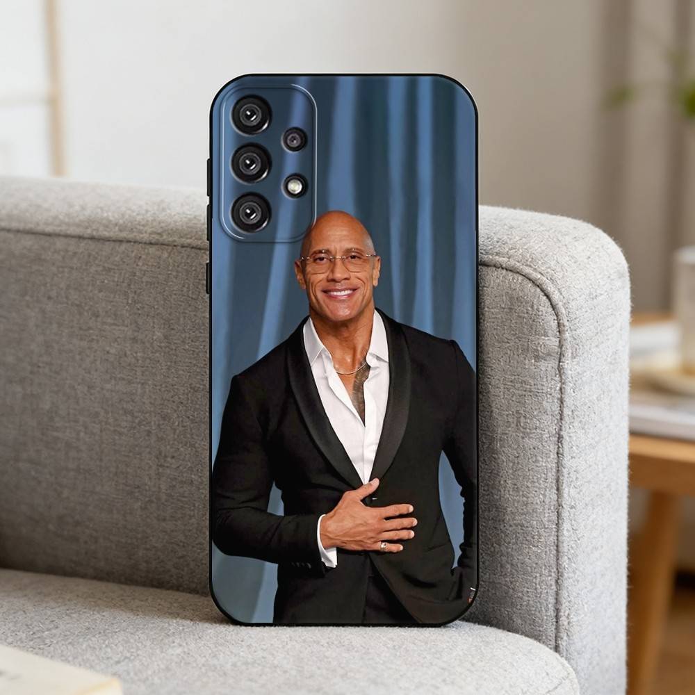 The Rock D-Dwayne Johnson-DJes Phone Case For Samsung S25,S24,S21,S22,S23,S30,Ultra,S20,Plus,Fe,Note,10,9,5G Black Cover