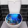 1Pc Waterproof Bathroom Decor Sticker Sea Fish Home Decor Sticker Fashion Toilet Seat Sticker
