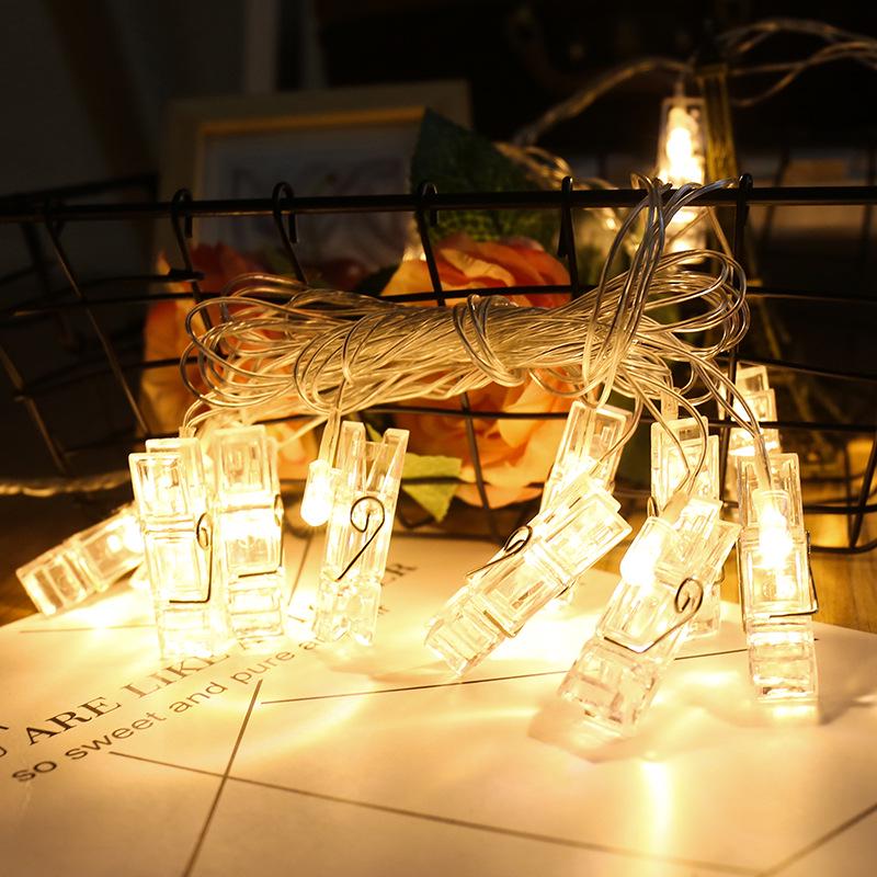 LED USB Clip String Lights for Romantic Bedroom Decor