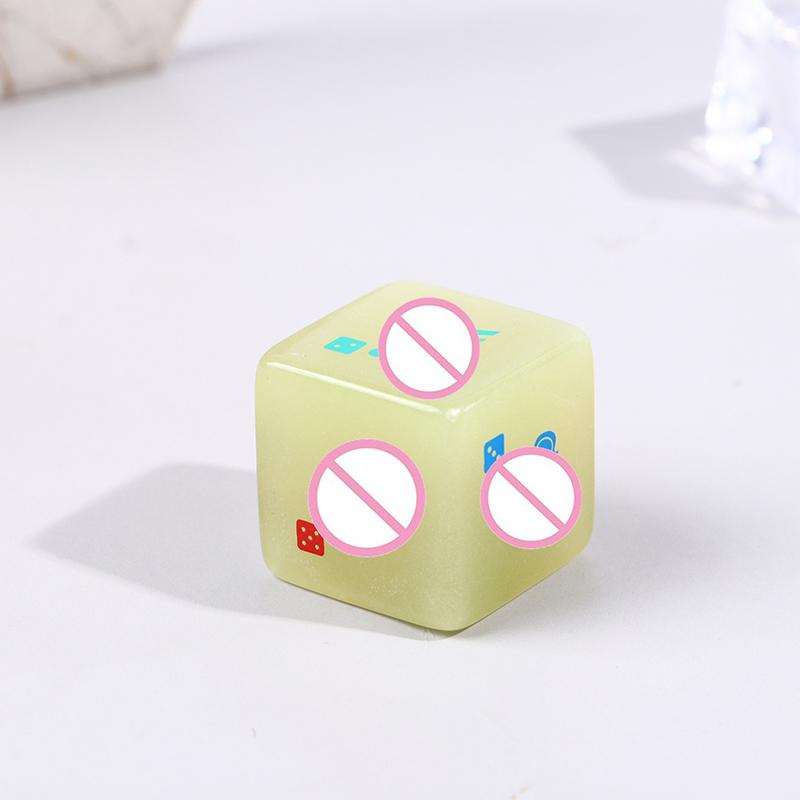 4 Sides Luminous Sex Dice Toys for Couples Adults Games Romance Love Hunour