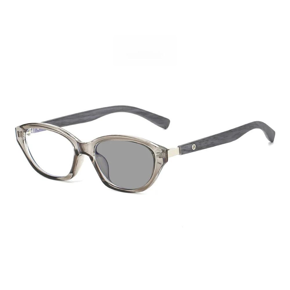 Stilvolle, photochrome Lesebrille im Cat-Eye-Design, ultraleicht, mit Blaulichtfilter, Unisex, Dioptrien 0 bis +4,0