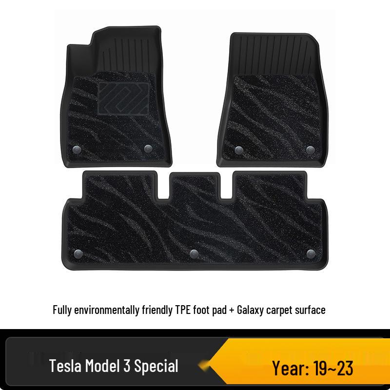Tesla Model 3/Y Facelift Eco-friendly All-Weather TPE Car & Trunk Mats