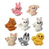 Magnetic Hugging Animal Plush Toy Cartoon Pig Fox Chick Wolf Bear Cat Rabbit