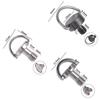 Adapter Screw Adapter Quick Release Silver Tripod Screw Camera Screw D-Ring Screw 1/4 Inch Screw