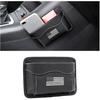 Moly Magnolia Car Seat Side Pocket Organizer, American Flag PU Leather Storage Bag, Pen Phone Holder Tray Pouch Seat Gap Filler, Interior Accessories