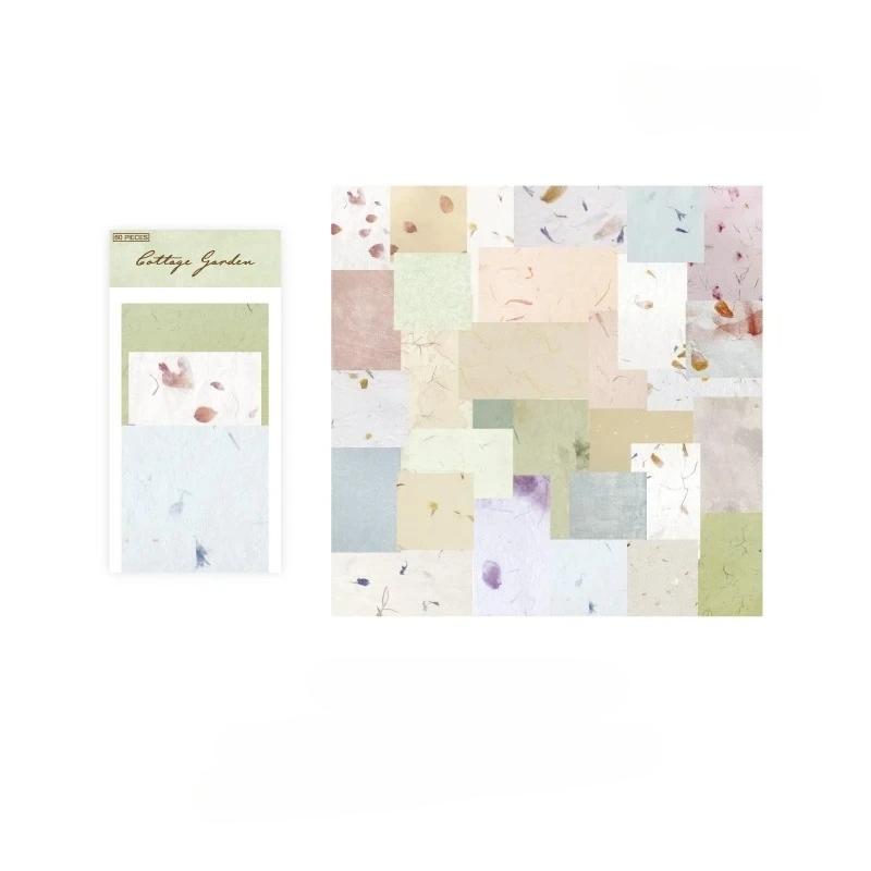 60 Sheets Vintage Collage Scrapbooking Journal Material Paper Card Making DIY Retro Source Paper Creative Memo Stationery