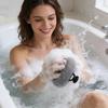 Super Soft Sunflower Suction Cup Bath Ball 2-in-1 Exfoliating Bath Sponge with Massage Function Soft Massage Shower Ball