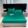 Cross-border Washed Silk Mattress Bamboo Fiber Waterproof Mattress Urine Barrier Non-slip Fixed Fully Enclosed Mattress Protective Cover