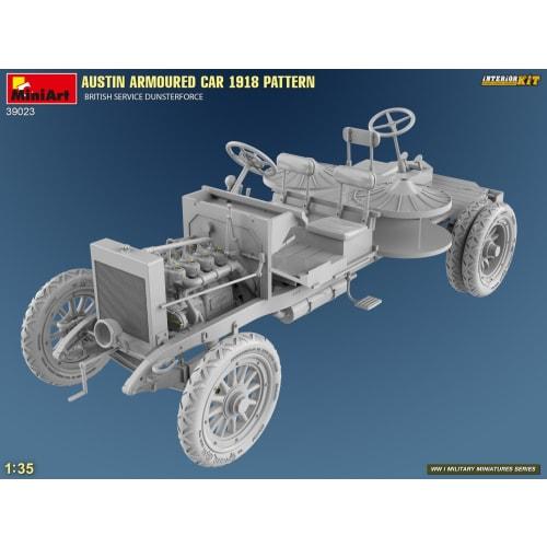 Miniart 1/35 British Austin Armoured Car 1918 Dunsterforce Interior Kit Plastic Model Kit MA39023