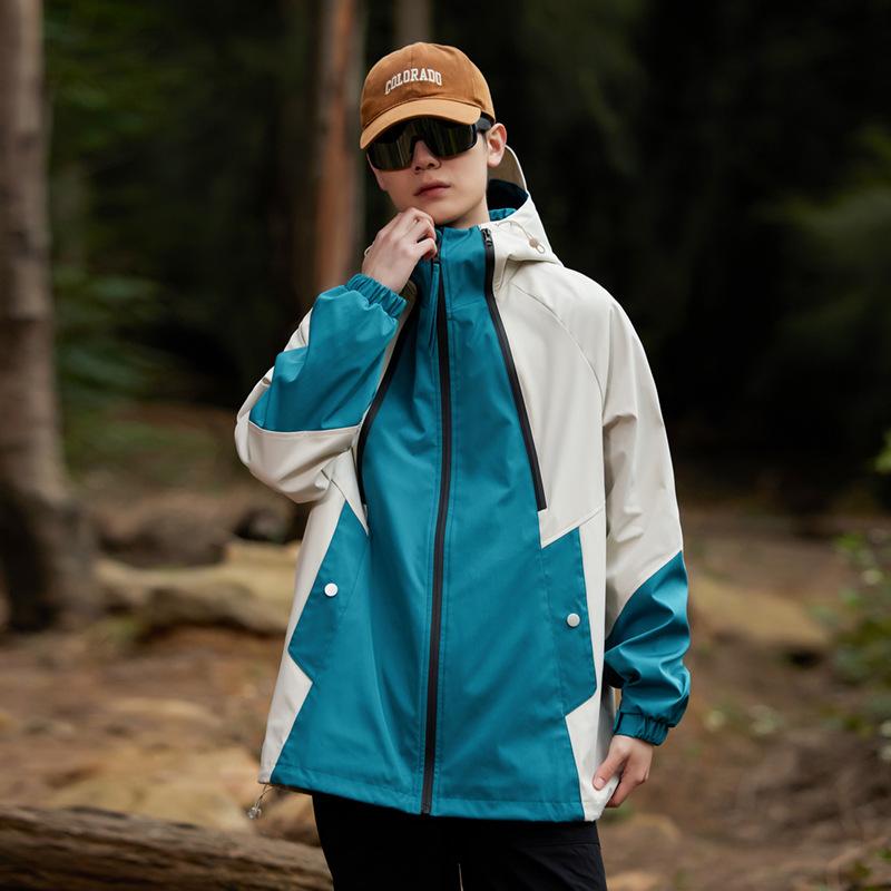 Frühling Neue Paar Kapuzenjacke Outdoor Casual Jacke Trendy Herrenmantel