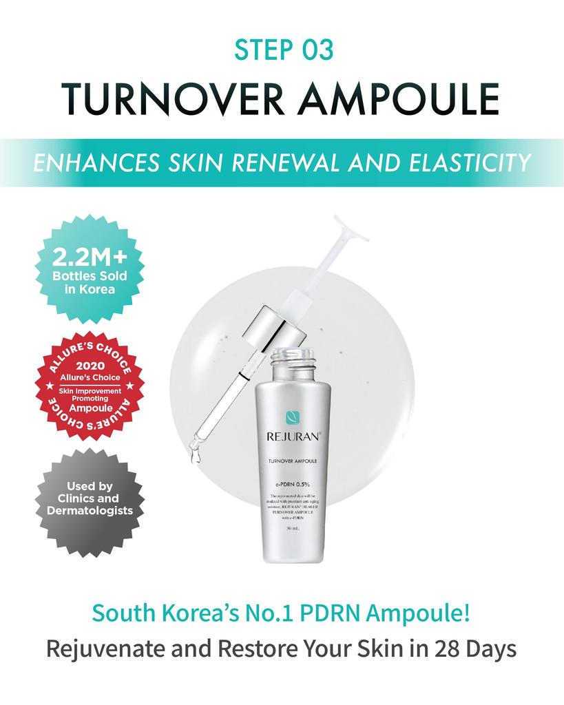 REJURAN Skincare Coffret Perfektní jako Obsahuje pro zářivý korejský kosmetický set [Oficiální] [Perfektní dárek] Set. dárek. c-PDRN pevný, kůže. 5-dílný