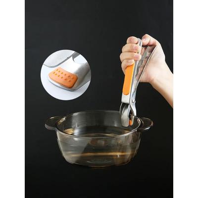 Cozinha Anti Escaldante Prato Tigela Prato Suporte de Panela Suporte Grampo de Aço Inoxidável Anti-calor Clipe Levantador Acessórios de Forno de Cozinha Ferramenta
