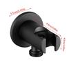 Wall Mounted Handheld Shower Holder Shower Mounting Brackets Wall Elbow Spouts Water Inlet Angle Valves Bathroom Accessory