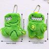 Small Mini Dinosaur Pendant Keychains Cute Animal Plush Stuffed Toy Keyrings Bag Doll Pendant Ornaments Gifts