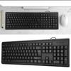 Computer Accessories USB Wired Keyboard USB Wired Keyboard 104 Keys Silent Business Mute Key Board PC Laptop Computer T15