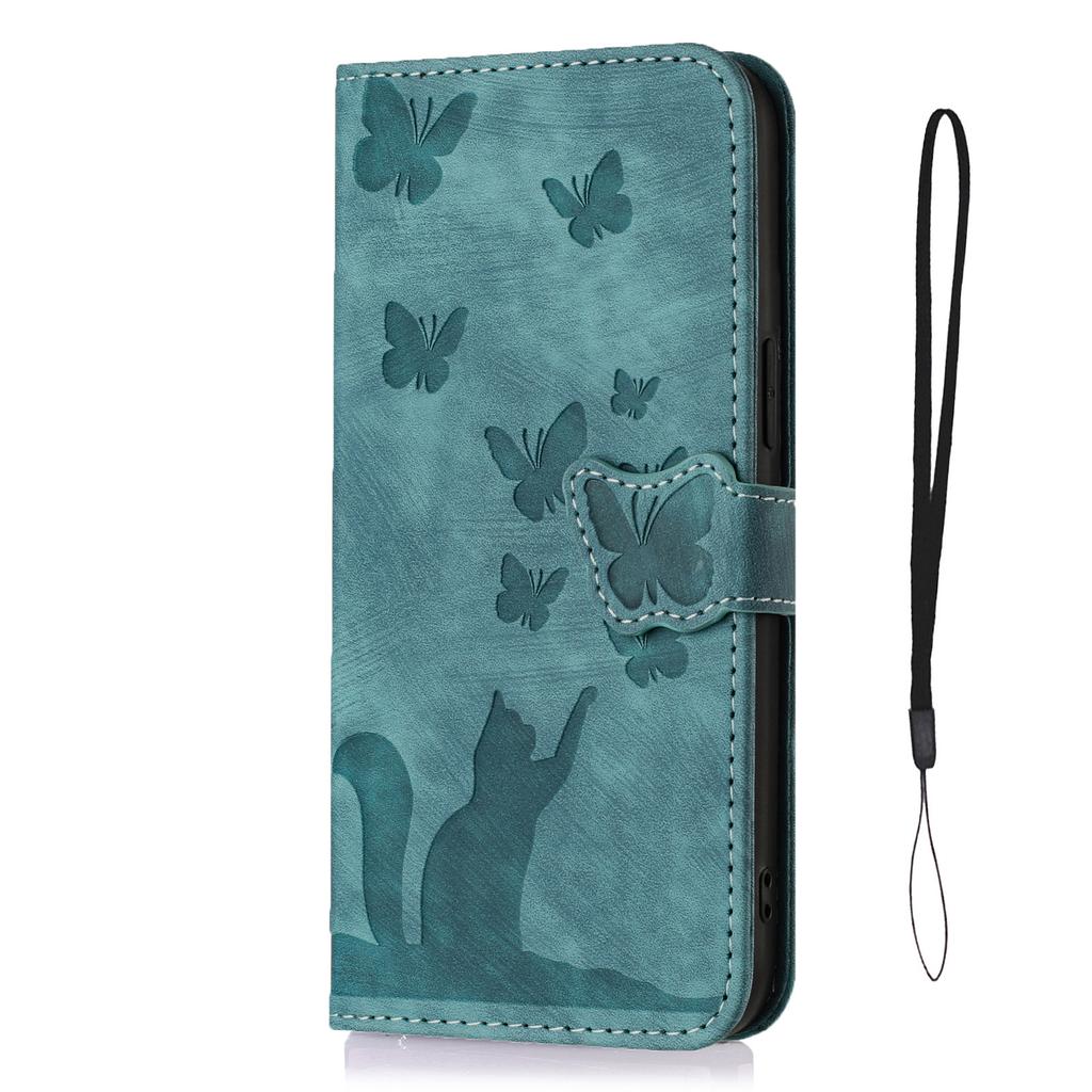 Animals Cat Leather Phone Wallet Case Book For Samsung Galaxy S25 Edge S24 S23 S22 Ultra S21 Plus S20 FE A16 A56 Card Flip Cover