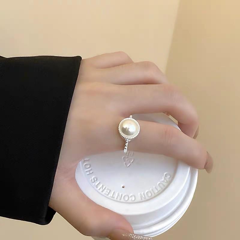 Retro S925 Sterlingsilber Bandring - Damen Anlaufbeständig, Luxuriös, Vielseitiger Offener Ring für den Zeigefinger