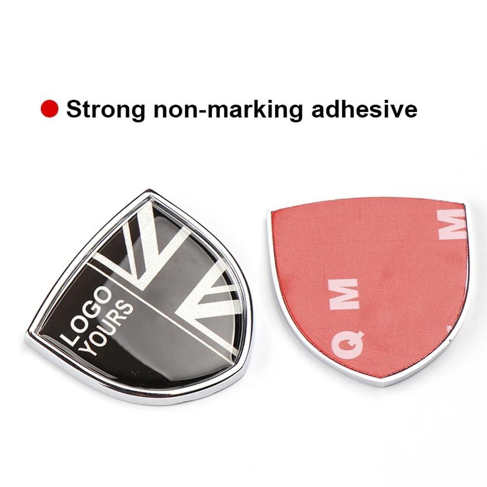 Car Decal Sticker Accessories Alloy Badge Paste Shield Styling Cover Universal For CooperS One F54 F55 F56 F60 R55 R56 R60