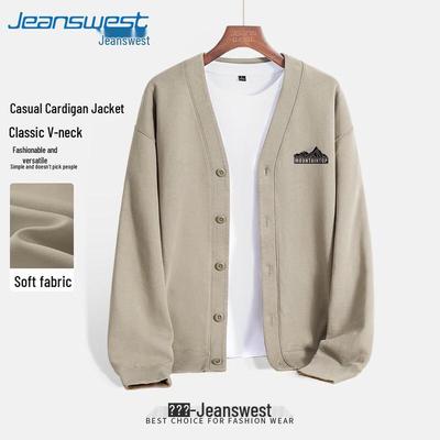Jeanswest Men's V-Neck Button Cardigan Jacket