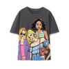 Kaslead New Arrival Women's Clothing Fashion Style Fashion Girl Print Washing Effect T-shirt 1131326 807
