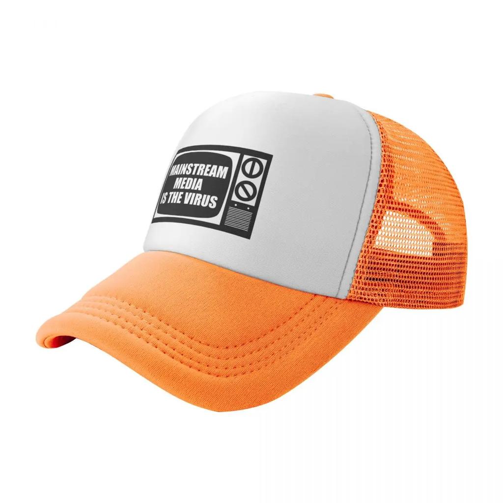 Media Lies Baseball Cap Brand Man Cap Sun Cap Tea Hat Streetwear Trucker Hats For Unisex Women's