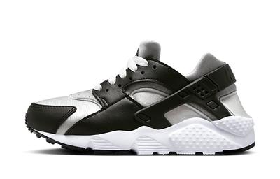 Air Huarache Run Schwarz Neutralgrau GS 654275-044