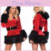 Women Deluxe Mrs Santa Claus Christmas Fancy Dress Costume For Festive Celebrations