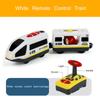 Wooden RC Train Railway Accessories Remote Control Electric Train Magnetic Rail Car Fit For All Brands Train Track Toys For Kids
