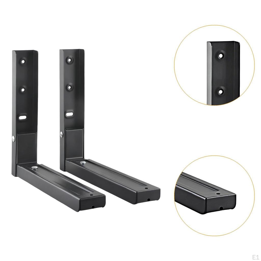 Mikrovågsfäste Vikbart Utdragbart Ugnsväggställ för Hem Hotell