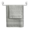 Bath towel 50x90 with natural bamboo fiber, ash color