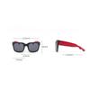 1 Pair of Foldable Portable Square Frames Suitable for Daily Wear with Durable Lenses