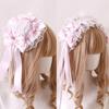 Original Pink Ballet Lolita Headband Edge Clip Top Clip Top Hat Headband Kc Sweet Feather Flat Hat Small Thing