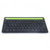 Universal Wireless Bluetooth Keyboard with Card Slot for Tablets & Phones, Dual Channel, Three-System Compatibility