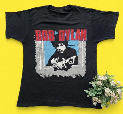 Vintage 80's Bob Dylan T-Shirt Unisex Cotton Tee All Size S-234XL M212 Unisex T-Shirt