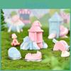 Adorable Resin Playground Micro Landscape Diy Cake Decoration Accessories Ferris Wheel Slide Carousel
