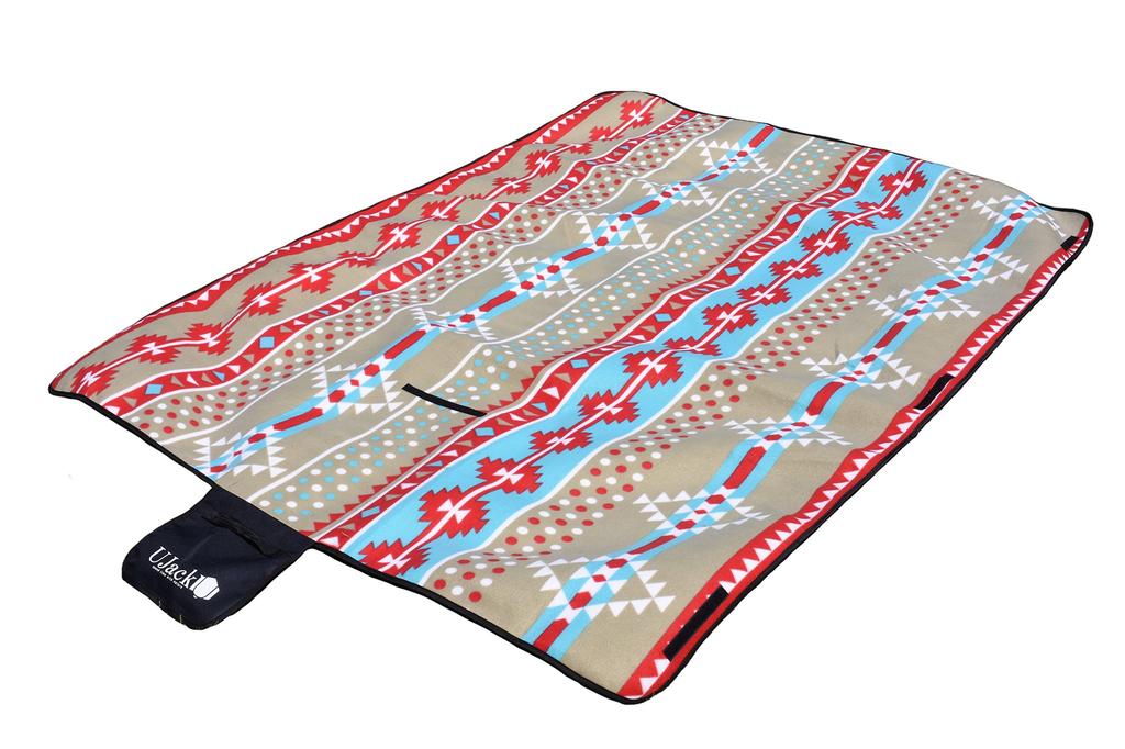 UJack Thick Leisure Sheet, Lightweight, Waterproof, Connectable (200cm x 150cm) (Navajo, 200cm x 150cm)