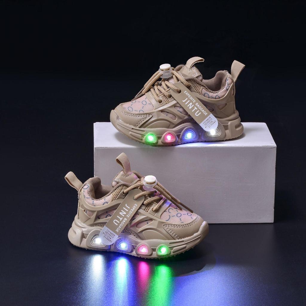 Kids LED Light Shoes Spring Summer Casual Sports Shoes for Boys Girls Toddler Light Shoes