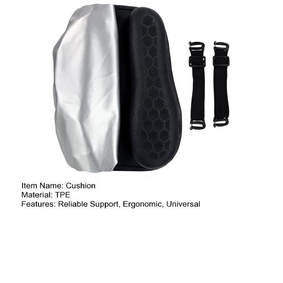 Motorcycle Seat Cushion, Gel Comfort Pad with Breathable Cooling, Waterproof Shock Absorbing Seat Cover for Cruiser Sportbike