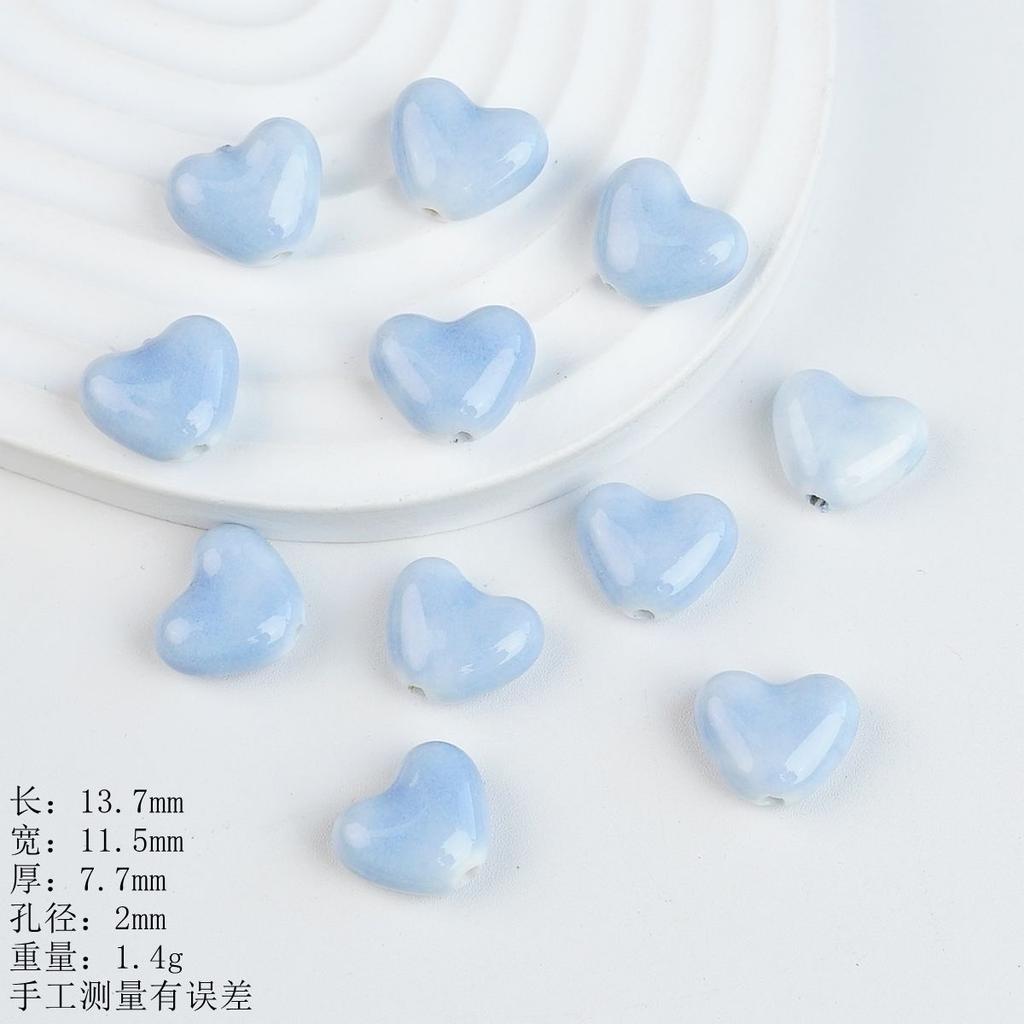 Love beads loose beads accessories ceramic bracelets handmade DIY material manufacturers