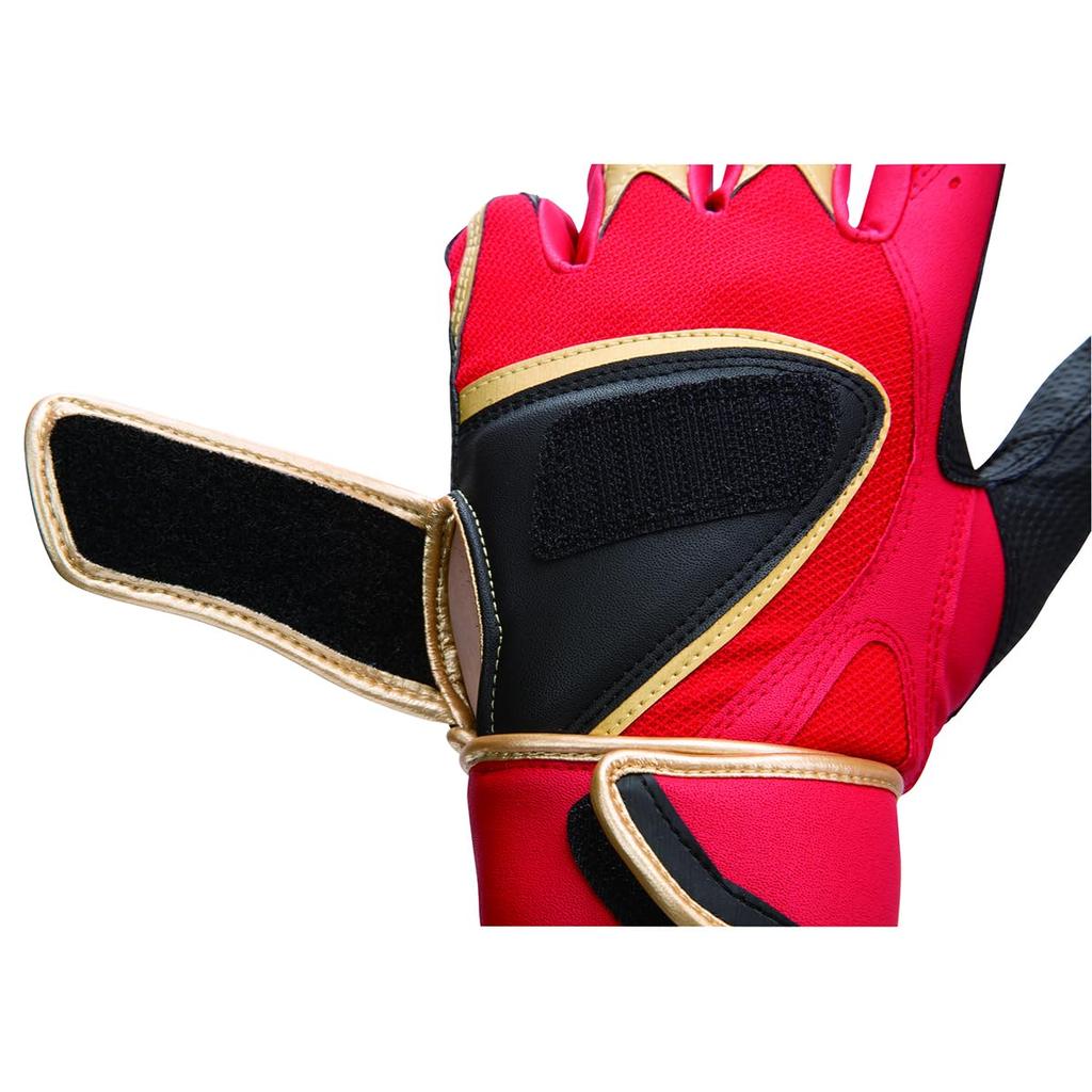 Xanax Baseball Batting Red and Black Size BBG109 Gloves, Hands, (2390), Small,