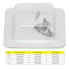 8pcs Watch Case Back Screw Professional Slot Type High Accuracy Stainless Steel Watch Screw for Santos Watch S