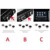 Pair Silver Car Front Volume Knob Upgrade Replace For Porsche 718 2016-