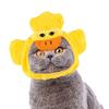 Adorable Cat Pet Hat Banana Duck Sun Flower Flamingo Tiger Cartoon Design Fastener Tape Adjustable Funny Pet Hat Costume